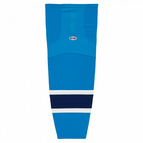 Pro Knit Striped Hockey Socks-Pro Blue/white/navy