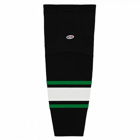 Pro Knit Striped Hockey Socks-Dallas Black