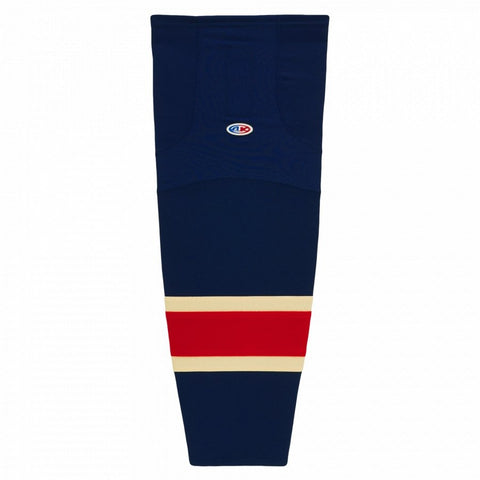 Pro Knit Striped Hockey Socks-New York Rangers Heritage Navy