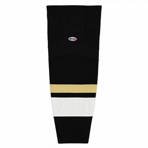 Pro Knit Striped Hockey Socks-New Pittsburgh 3rd Black
