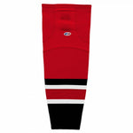 Pro Knit Striped Hockey Socks-2017 Carolina Red