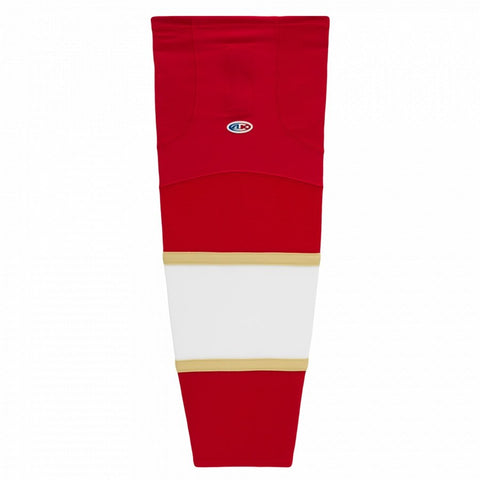 Pro Knit Striped Hockey Socks-2016 Florida Red