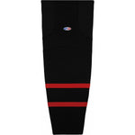 Pro Knit Striped Hockey Socks-2021 Ottawa Black