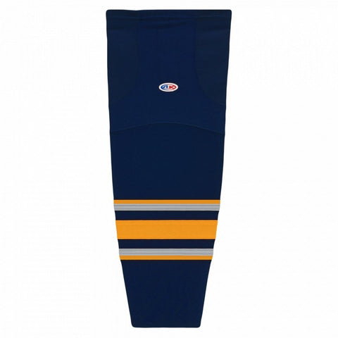 Pro Knit Striped Hockey Socks-2009 Buffalo 3rd Navy