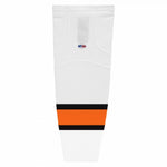 Pro Knit Striped Hockey Socks-Philadelphia White