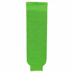 Solid Wool Knit Hockey Socks-Lime Green