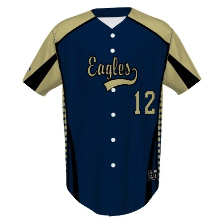 FREESTYLE SUBLIMATED BASEBALL FULL BUTTON JERSEY