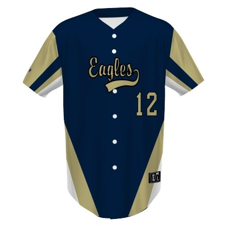 FREESTYLE SUBLIMATED BASEBALL FULL BUTTON JERSEY
