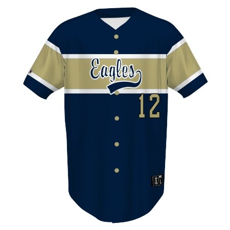FREESTYLE SUBLIMATED BASEBALL FULL BUTTON JERSEY