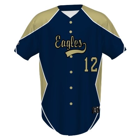 FREESTYLE SUBLIMATED BASEBALL FULL BUTTON JERSEY